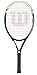 Wilson Hyper Hammer 5.3 Strung Tennis Racket (Black/White, 4 1/8)