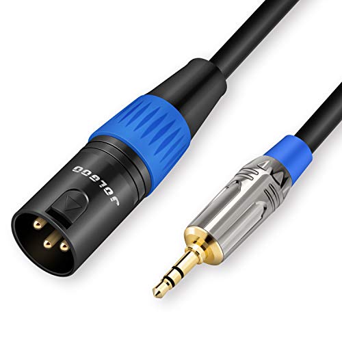 Câble microphone XLR mâle et cordon jack 3,5 mm pour iPhone, iPod et mix table