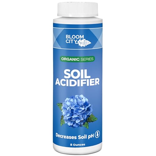 Bloom City Organic Soil Acidifier – Lowers Soil pH for Blueberries, Hydrangeas & Acid-Loving...