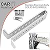 Heavy Duty Car Pedal Lock Anti Theft Device Stainless Steel Adjustable Brake and Clutch Pedal Lock Security System with 3 Keys Universal Car Van Truck Vehicle Security Lock #3