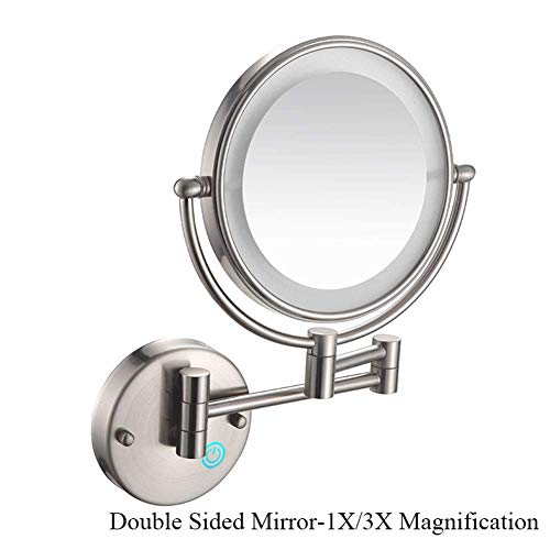 Miroir de Maquillage Mural Miroir Grossissant 7x Double Face - 5