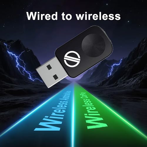 Image of Pronod Wireless Carplay Adapter Revv Edition | Android Auto Wireless Adapter with USB A & USB C Support| Auto Connect & Stable Performance | OEM Control Compatible | 12 Months Warranty- Plug & Play