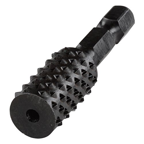 wolfcraft Rotary Rasp for Wood hexagon shank I 4376000, Black, Norme