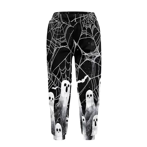 Sweatpants Sports Pants for 6-15Y Boys Kids Girls Fitness Leggings Fall Bundle Foot Jogger Pants with Pockets