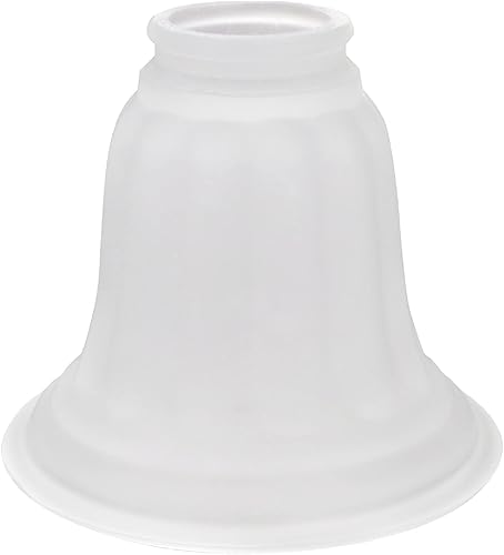 Miniatura 2 de Aspen Creative 23033-4A Pantalla de cristal para ventilador de techo con forma de campana esmerilada de transición. 2-18 pulgadas. Tamaño 5-12