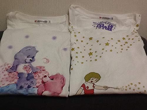 Amazon Co Jp ユニクロ レディースtシャツ2枚セット ケアベア サリーちゃん 服 ファッション小物
