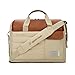 uppercase 14L Omega 03 Professional Laptop Messenger Bag | up to 15.6''| 3x More Water Resistant| Tablet Compartment| Multiple Organisers| Office Bag for Men & Women (Beige)