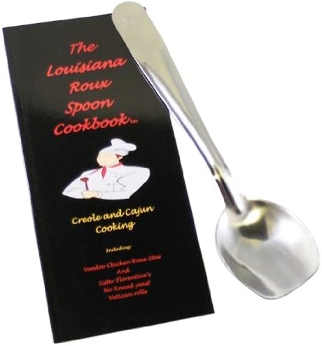 Louisiana Roux Spoon Cajun-Themed Gift Set with Cookbook and Roux Spoon