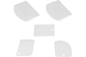Multipurpose Bowl Scraper and Cake Scraper Smoother