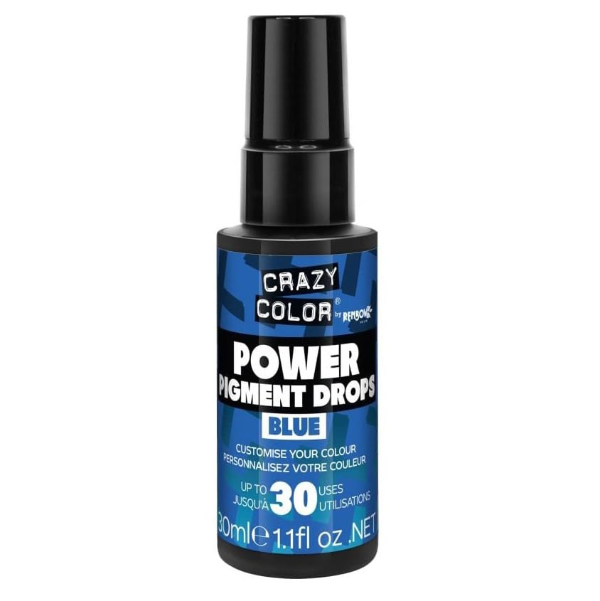 Crazy Colors - Blue - Azul - Gotas Pigmento Puro - 30ml