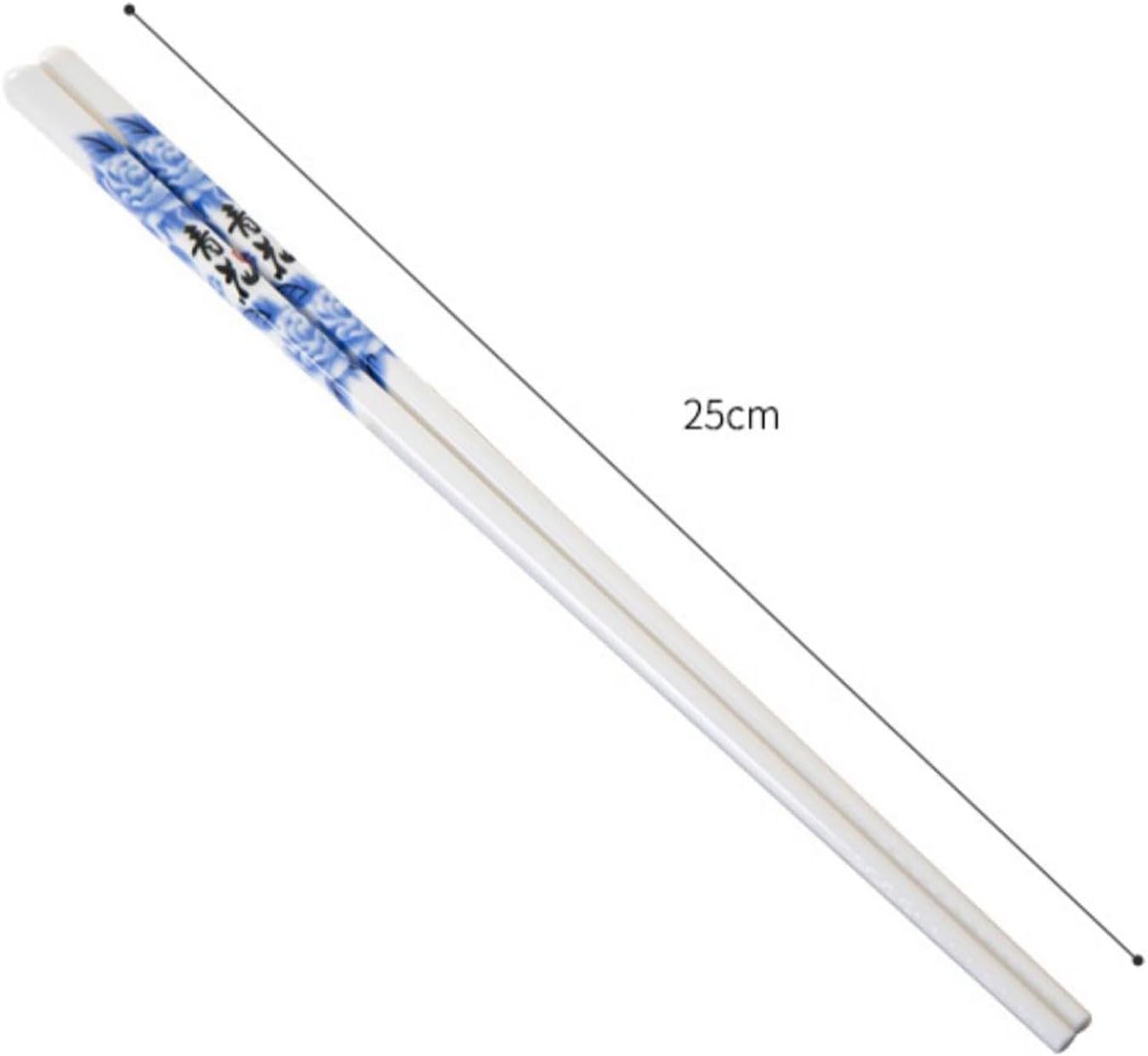 Baguettes, baguettes chinoises Chopsticks Reusable Reusable Chopsticks Chopsticks Reusable Lightsaber chopsticksCeramic Chopsticks Gift Box Set 10 Pairs of Non-Slip Bone China Chopsticks,C(C)