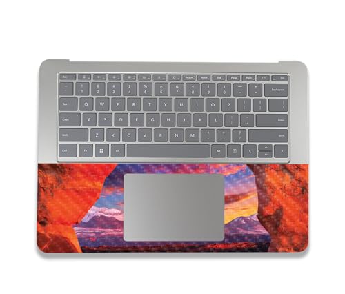 Image of MightySkins Carbon Fiber Skin Compatible With Microsoft Surface Laptop Studio 2 (2023) Full Wrap Kit - Vibrant Arch | Protective, Durable Textured Carbon Fiber Finish | Easy To Apply | Made in the USA