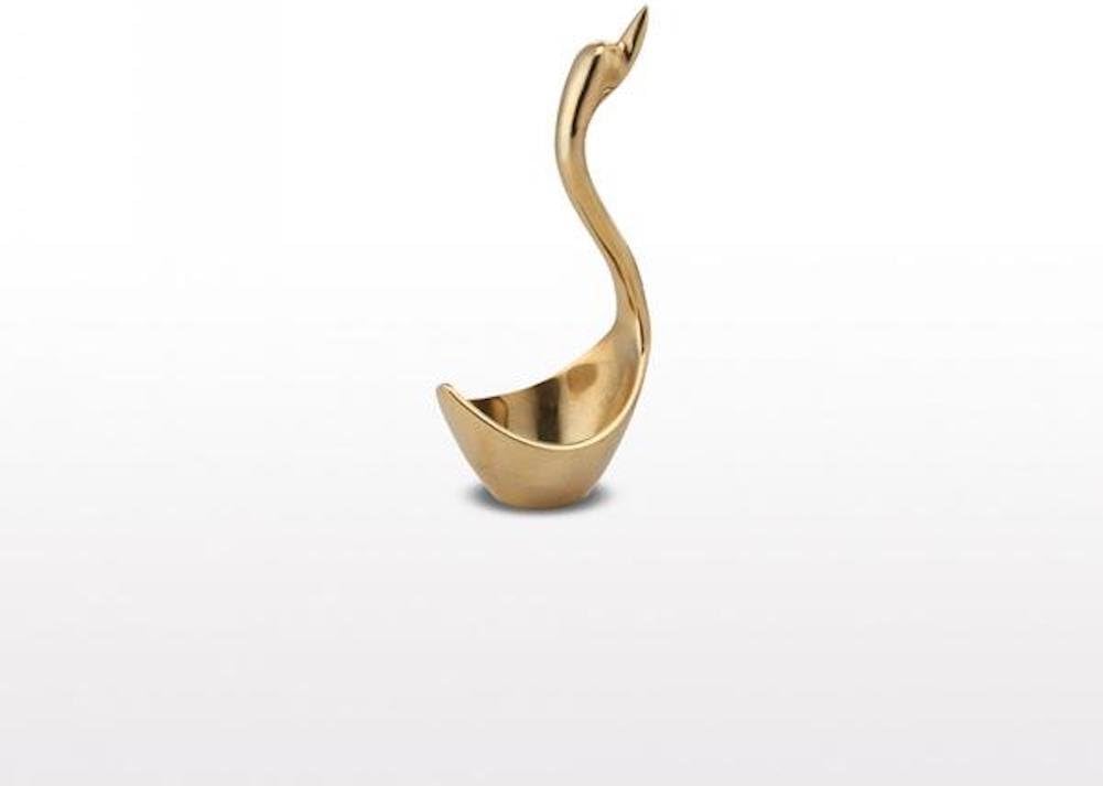 Lunares - Gold Plated Swan Sculpture - Small