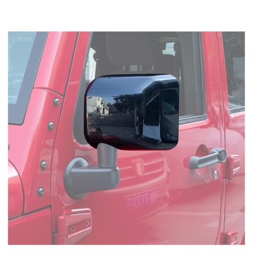 Carcasa de espejo para Jeep Wrangler JK que cubre arañazos exteriores 3