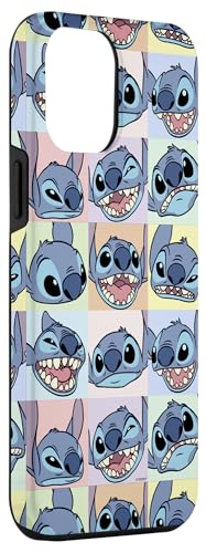 Coque iPhone 12 Pro Max Stitch antichoc avec bords surélevés Disney