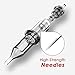 Wormhole Tattoo Cartridge Needles, 9RL Tattoo Needles 20PCS Disposable Tattoo Needle Cartridge Round Liner Cartridge Needles for Tattoo Pen Tattoo Machine Tattoo Supplies 1209RL