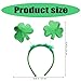UncleS Irish Leprechaun Fashionable Head Hoop Green Feathered Hair Ornament Hair Styling Tool For Children Adults Photo Props Green Party Headwear