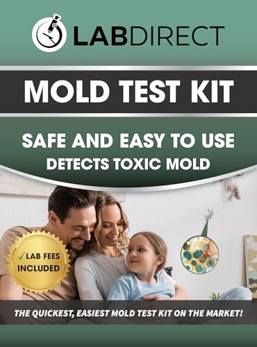 LabDirect Mold Test Kit, 4-in-1 Testing Methods with Fast - Lab Fee Included