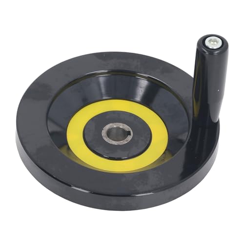 NDNCZDHC 16x160mm Lathe Hand Wheel, Machine Tool Handwheel Plastic Hand Wheel with Detachable Handle