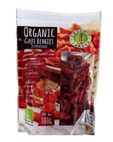 Organic Larder Goji Berries Superfood - 100g Gluten Free