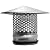 Vent Systems 4" Inch Round Chimney Cap Galvanized Steel for All Weather Conditions Top Round Exhaust Cap with Rubber for Perfect Insulation Roof Vent Cap Vent Cover 4 Inch 100 mm