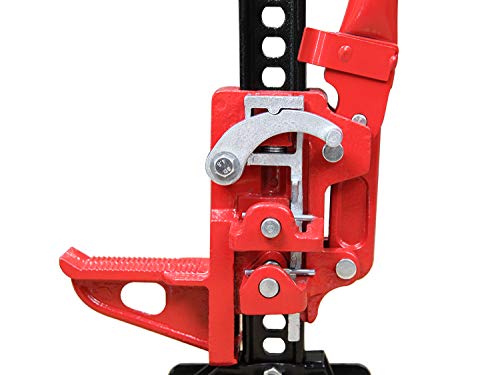 YIYITOOLS 48" Farm Jack 48 inch Steel Jack Floor Jack all-cast Jack - Red, JJ-1-001, Car Jack | Hydraulic Jack | Rotopax | Jack Stands - Thumbnail 4
