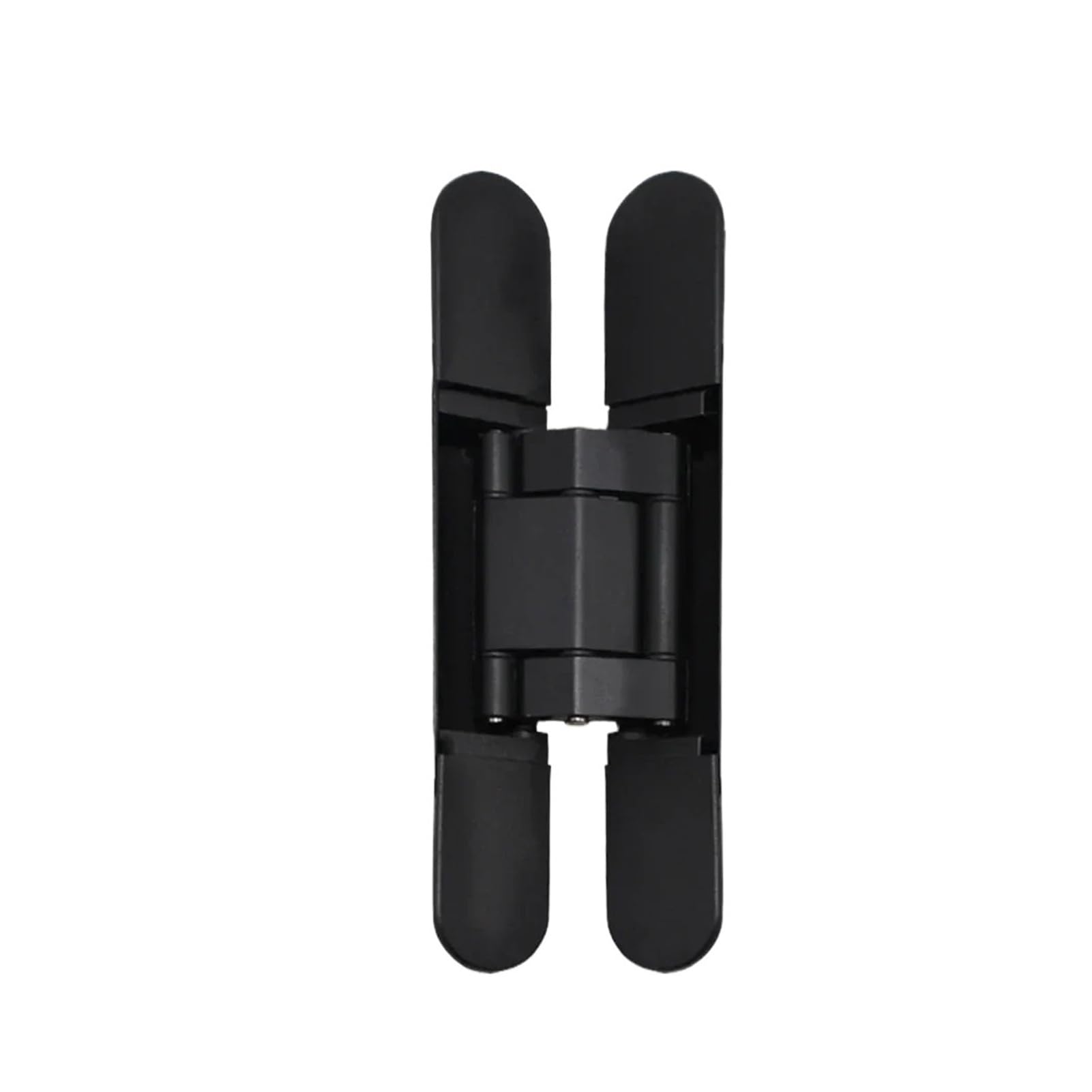 Foelanne Black Zinc Alloy Interior Wood Door Invisible Hinge