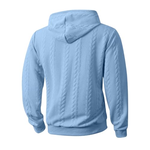 Men's Quarter Zip Pullover Quarter Zip Oversized Sweatshirt Fall Hoodies - image 4