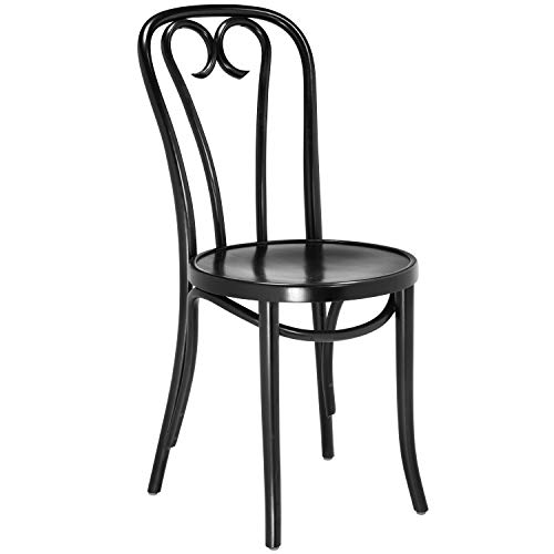 European Bentwood CURLICUE Wood Dining Chairs Black