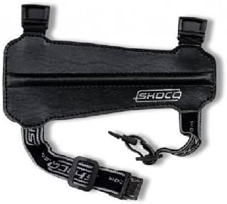 New Shocq Archery Junior Black Arm Guard PU Leather Elasticated Adjustable by Shocq