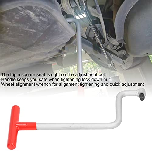 Image of Acouto Wheel Alignment Wrench Tool Wheel Alignment Wrench Universal Steel High Strength Rear Axle Toe Adjustment Tool