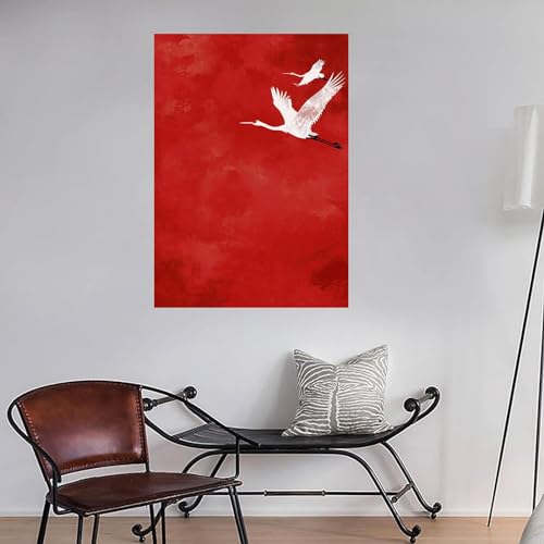 Tableau peinture abstraite moderne decoration murale salon 50x70