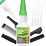 Grip Glue, 20g Quick Dry Handlebar Grip Adhesive for Motorcycle, Dirt Bike, ATV, Bicycle, Ebike & Snowmobile – Quick-Dry, Waterproof, Flexible Repair Clear Glue