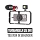 RØDE Telefonkäfig Magnetischer Mobilfilmkäfig mit 1/4-Zoll- und 3/8-Zoll-Gewinden sowie Cold Shoe-Montageschlitzen (MagSafe-kompatibel)