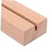 Veemoon Wooden Card Holder Stand for Desk Versatile Photos Calendar Card Display Wood Table Number Holder Slot for Home Office Events