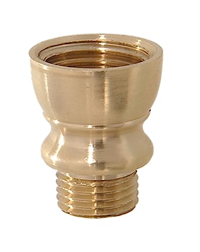 B&P Lamp® Brass Cut Nozzle, 1/4F X 1/8M