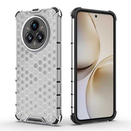 Image of Glasgow Back Case Cover Compatible with [ Realme P3 Pro 5G ] (Stylish Design) - Transparent