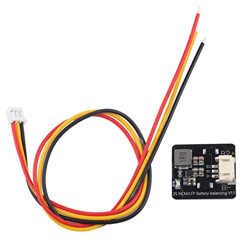 Módulo activo ecualizador de baterías de litio, equilibrador activo para celdas ternarias y LiFePO4, placa de transferencia inductiva de energía 2,0 V–4,5 V, 1,2 A con cable de cobre de 30 cm para paquete de baterías (2S) miniatura 1