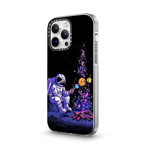 Coque iPhone 14 Pro Max CASETiFY transparente Moon Camping pour les passionnés d'aventure Magsafe