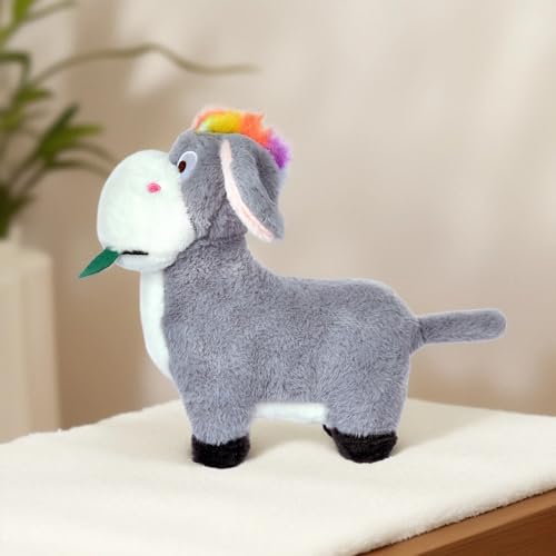 Image of Babique Donkey Stuffed Plush Animal | Teddy Bear Soft Toy |Ideal for Birthdays & Special Occasions Girls /Boys, Baby Kids -Gray