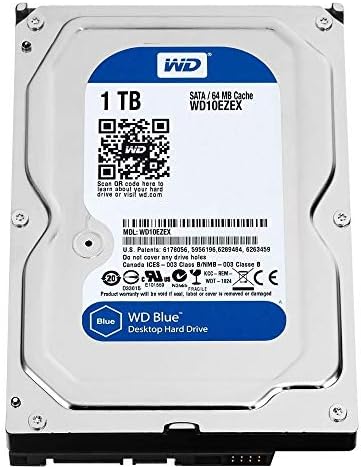 Hd 1 Tb Western Digital Sata Iii 7200 Rpm Wd10eurx 64mb