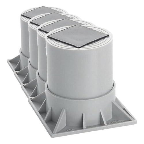 Image of Diversitech Heat Pump Riser, Two Piece, 3 in, Gray, Large