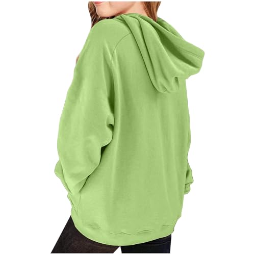 Girls Oversized Hoodie Shirts Dressy Casual Long Sleeve Tops Gradient Color Hooded Pullover Loose Kids Preppy Clothes3