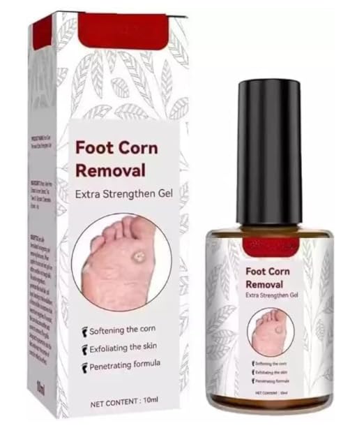 Corn Ease Foot Eliminator Gel | Fast-Acting, Pain-Free Corn & Callus Remover | Gentle Formula for Soft, Smooth Feet | Effective Corn Treatment Gel for Men & Women | 30ml