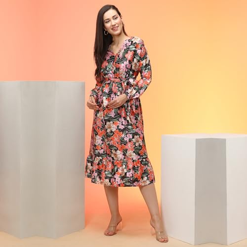 Image of Globus Women Dresses (GS565258 Multi Black S)