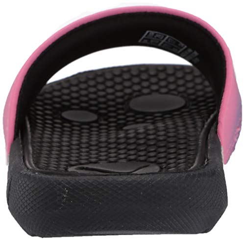PUMA PUMA Girl's Cool Cat Ombre Slide Sandal Black-Bubblegum-Purple Corallites, 1 Little Kid
