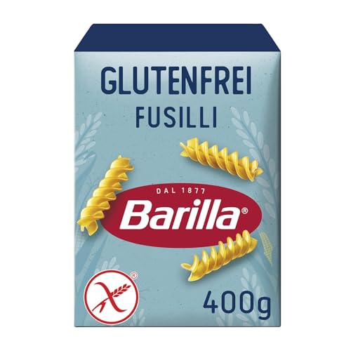 Barilla Pasta Nudeln Glutenfreie Fusilli aus köstlichem Mais und Reis – perfekt für Menschen mit Zöliakie oder Glutenunverträglichkeit 400 g
