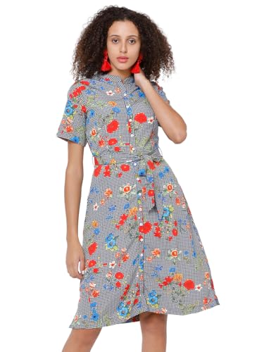 Image of Tokyo Talkies Women's Polyester TTJ6002736 Midi Dress