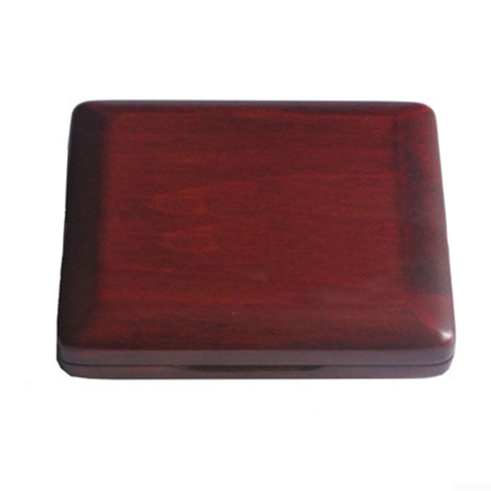Étui de rangement pour anches de basson, étui de rangement pour anches de hautbois, 11,6 x 9,3 x 2,2 cm (rouge)