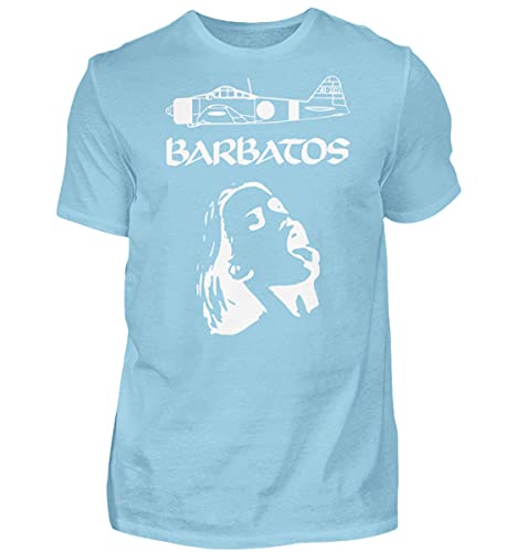 T-shirt Barbatos Rocking Metal pour homme bleu en taille L